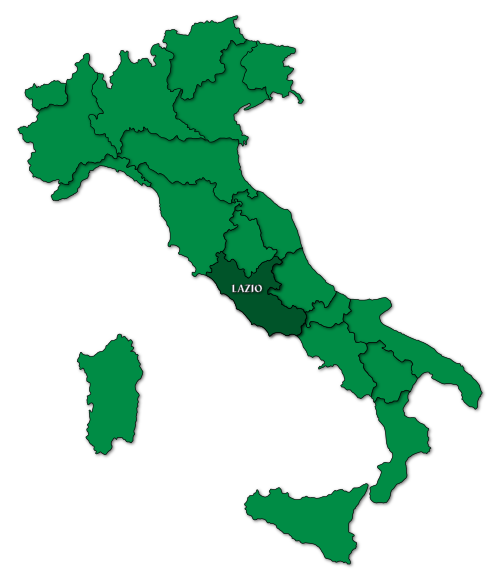 lazio map